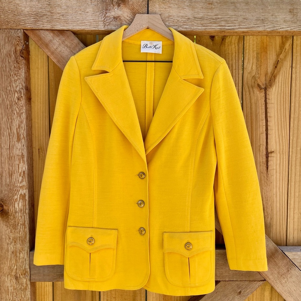 SALE Vintage knit blazer